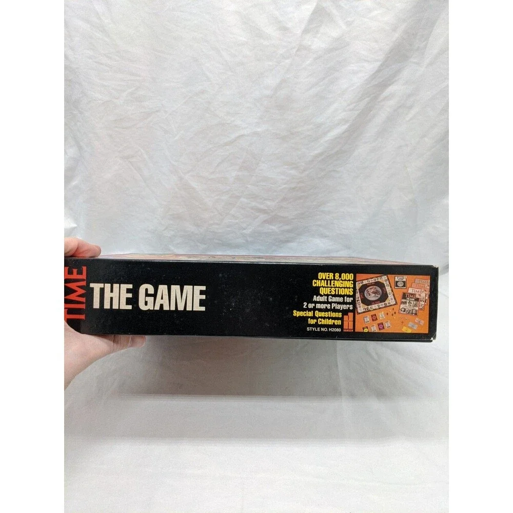 Vintage Hansen Time The Game Bookcase Board Game Complete
